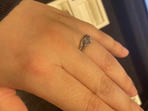 【ケイウノ ブライダル(K.UNO BRIDAL)の口コミ】 セットリングがとても綺麗でした！ディズニーデザインも豊富で好きな方に…