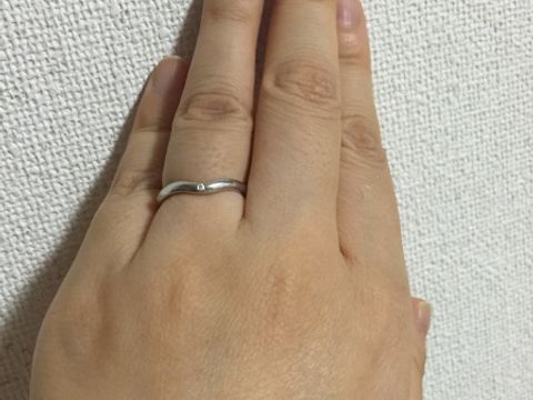 【ティファニー(Tiffany & Co.)の口コミ】 エルサ•ペレッティの滑らかで優しいデザインが好きで特にV字のカーブ…