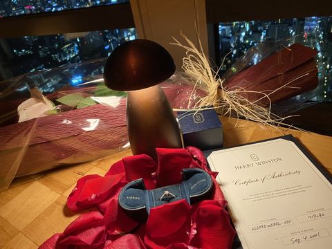 【ハリー・ウィンストン(Harry Winston)の口コミ】 結婚を意識しはじめた時から、ずっと婚約指輪はハリーウィンストンがいい…