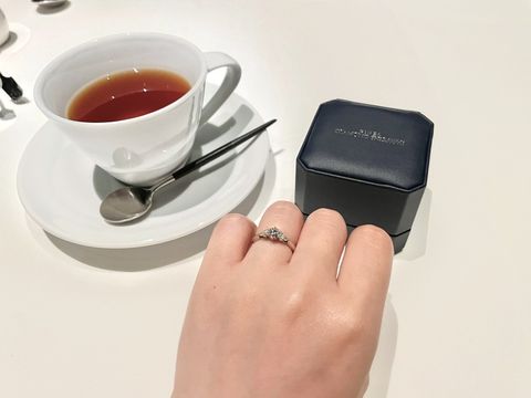 【銀座ダイヤモンドシライシの口コミ】 上から見た時に菱形に見えるリングを探して何件か周り、シライシに行きつ…