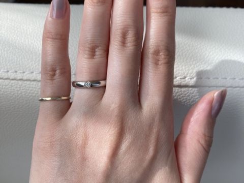 【ラザール ダイヤモンド(LAZARE DIAMOND)の口コミ】 安心できるブランド。メレダイヤと思えないほどキラキラしていて美しいで…