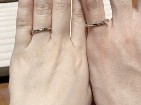 【TRECENTI(トレセンテ)の口コミ】 結婚指輪はストレートタイプのものを中心に探していました。ストレートタ…