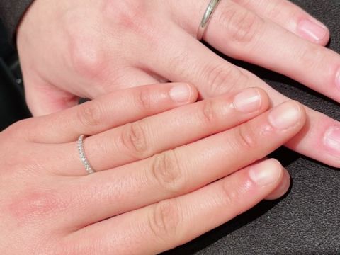 【ティファニー(Tiffany & Co.)の口コミ】 私はデザイン性のあるタイプよりもストレートタイプ、ダイヤを入れるなら…