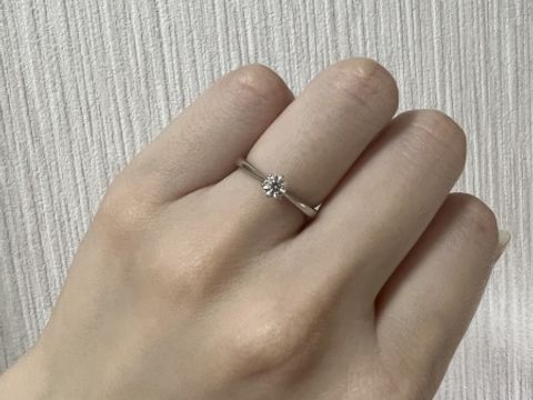 【ラザール ダイヤモンド(LAZARE DIAMOND)の口コミ】 一番の決め手は、他のブランドと比べて一番ダイヤが輝いているように見え…