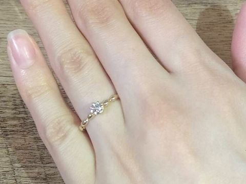 【MACHERIE(マシェリ)の口コミ】 パーソナルカラーが秋なのでイエローゴールドでデザイン性のある指輪が欲…