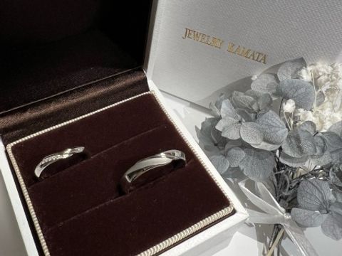 【JEWELRY  KAMATA(ジュエリーかまた)の口コミ】 ストレートではなくウェーブのものが欲しくて、でもV字まではいきたくない…
