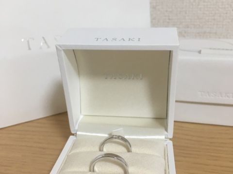 【TASAKI(タサキ)の口コミ】 何店舗も回って試着をして、自分の指にしっくりくるデザインを選びました…