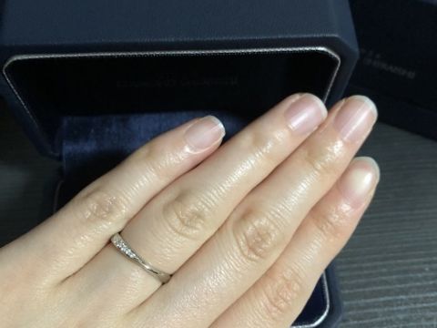 【銀座ダイヤモンドシライシの口コミ】 ご成約前に一人で来店（別店舗）し、コンシェルジェさんに好みのデザイン…