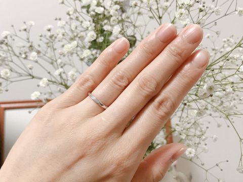 【俄(にわか)の口コミ】 婚約指輪も俄さんで購入し大変気に入ったため、結婚指輪もぜひ同じところ…