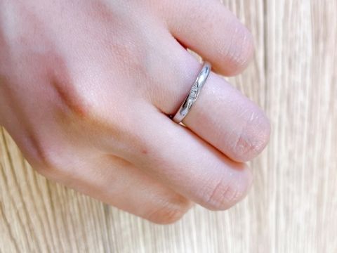 【CRAFY(クラフィ)の口コミ】 シンプル過ぎないデザインのものが希望だったのと、女性側はダイヤだった…