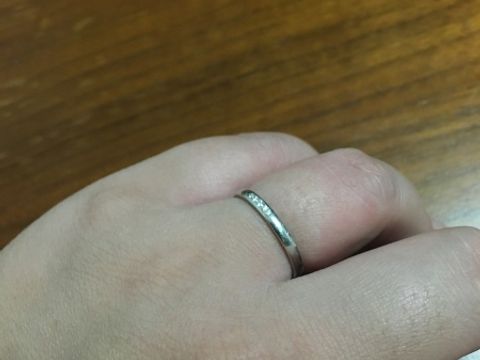 【アイプリモ(I-PRIMO)の口コミ】 結婚指輪は普段からつけるつもりだったのでなるべくシンプルで、けれど少…