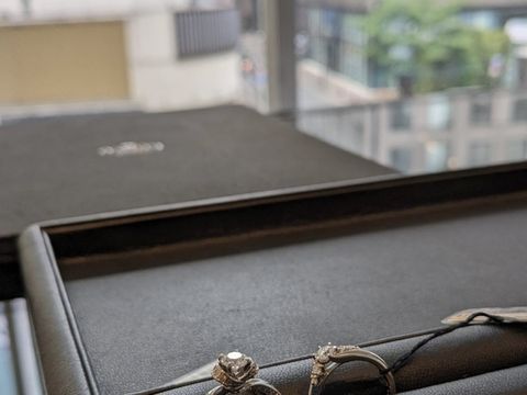 【エクセルコダイヤモンド(EXELCO DIAMOND)の口コミ】 エクセルコさんはシンプルな指輪ももちろんありましたが、とにかく個性的…