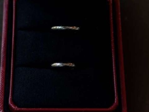 【カルティエ(Cartier)の口コミ】 一般的なプラチナ950にしました。カルティエ ならではのデザインを選びま…