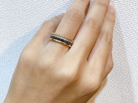【ブシュロン(BOUCHERON)の口コミ】 結婚指輪はシンプルにしたいと決めていたので、婚約指輪は派手で豪華なブ…