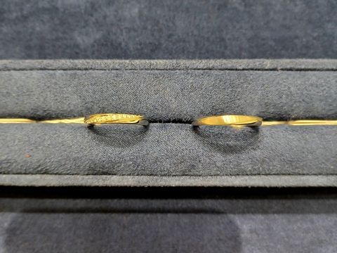 【4℃ BRIDAL(ヨンドシーブライダル)の口コミ】 4℃ブライダル50周年の限定発売デザインを最初に紹介いただき、エタニティ…