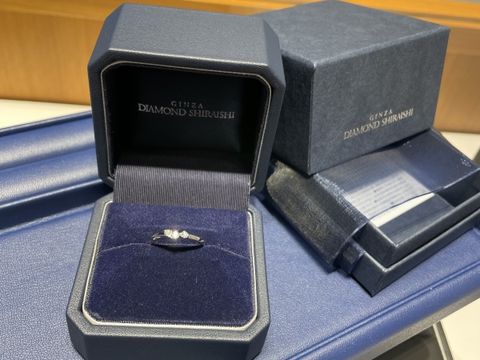 【銀座ダイヤモンドシライシの口コミ】 着け心地はとにかく良いです。指輪も品質がとても良く、そのせいか指輪選…
