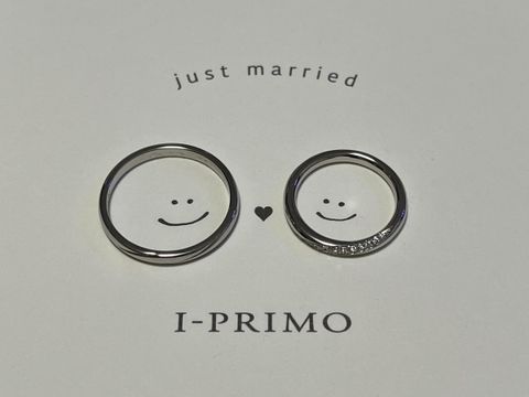 【アイプリモ(I-PRIMO)の口コミ】 デザインが豊富で、ボックスがブラウンの箱がいいなと思いました。ペアで…