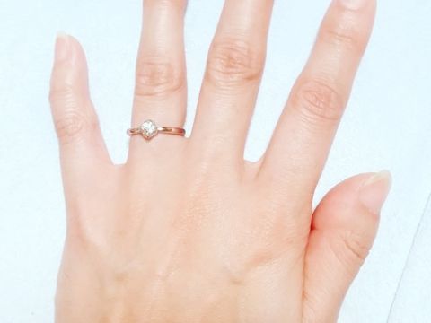 【俄(にわか)の口コミ】 白鈴、睡蓮、唐花、結のエンゲージで迷っていて、定番のソリティアがいい…