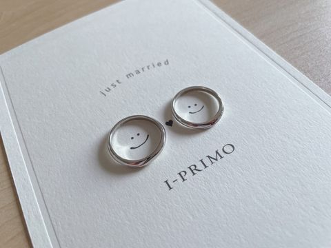 【アイプリモ(I-PRIMO)の口コミ】 婚約指輪の形状を見ながら、選びました。男性が付けると、派手すぎず、女…