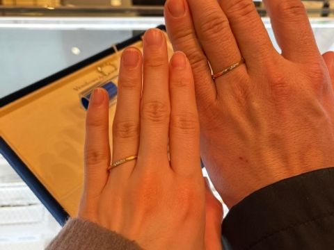 【ヴァンドーム青山(VENDOME AOYAMA)の口コミ】 シンプルかつエレガントなデザインで素敵でした。細めなデザインだったの…