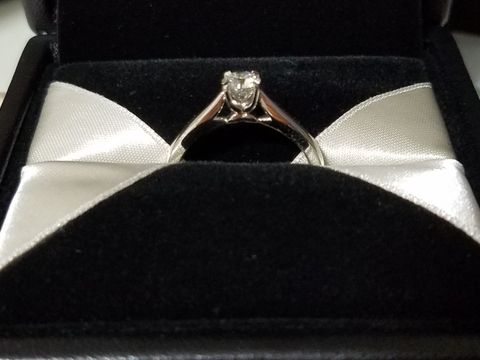 【エクセルコダイヤモンド(EXELCO DIAMOND)の口コミ】 私の雰囲気と合うデザインを、お店の方がおすすめしてくれました。ダイヤ…