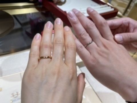 【カルティエ(Cartier)の口コミ】 この絶妙なウェーブ感がとにかく素敵でした。バレリーナタイプでゆるすぎ…