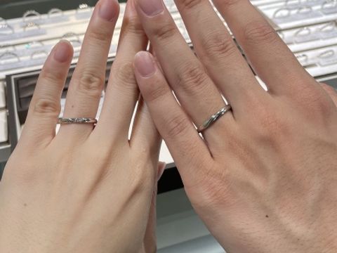 【アイプリモ(I-PRIMO)の口コミ】 ミル打ちやラインがあるおかげで、3石とは思えない華やかさがありました。…