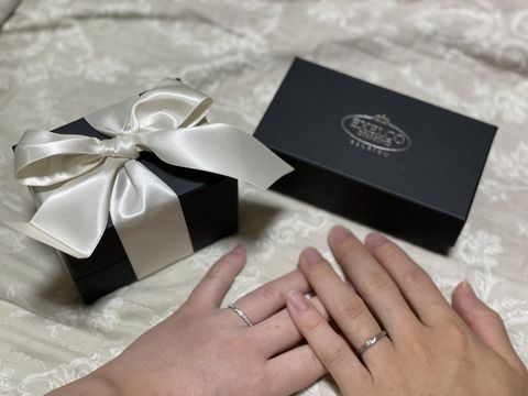 【エクセルコダイヤモンド(EXELCO DIAMOND)の口コミ】 デザインは派手過ぎずシンプル過ぎず丁度いい所が魅力かなと思いました！…