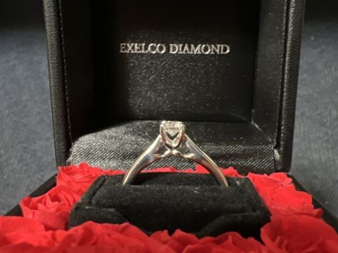【エクセルコダイヤモンド(EXELCO DIAMOND)の口コミ】 ダイヤモンドの石を先に購入してプロポーズしました、その後二人でリング…