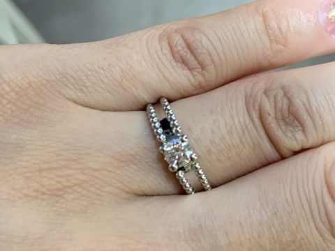 【ヴァン クリーフ＆アーペル(Van Cleef & Arpels)の口コミ】 ザソリテールのようないかにも婚約指輪のようなデザインだと普段使いしに…