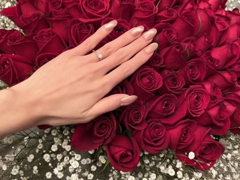 【エクセルコダイヤモンド(EXELCO DIAMOND)の口コミ】 これは、プレゼントでしたが、彼が選んだ決め手は、リングにもダイヤモン…