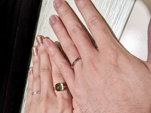 【TRECENTI(トレセンテ)の口コミ】 レール留めのハーフエタニティを中心に見させていただきました。とにかく…