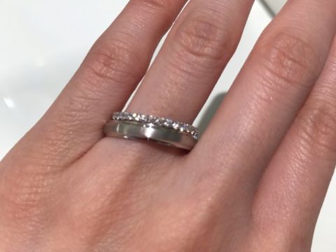 【CHRISTIAN BAUER(クリスチャンバウアー)の口コミ】 元々ピンクゴールド、石付きのデザインで検討していましたが長く着け続け…