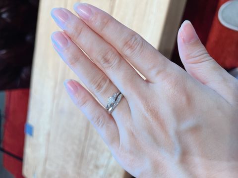 【AFFLUX(アフラックス)の口コミ】 結婚指輪を探している中で、ペアのデザインのものをと思っていたのですが…