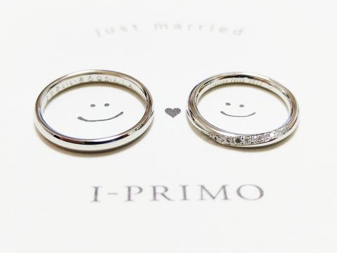 【アイプリモ(I-PRIMO)の口コミ】 ダイヤ無し〜3個くらいの派手すぎない指輪を探していましたが、ダイヤが多…