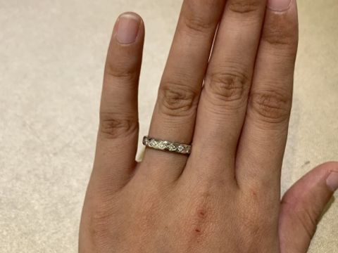 【シャネル(CHANEL)の口コミ】 シャネルのココクラッシュリングが気になり訪れました。ダイヤとキルティ…