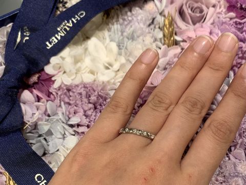 【ショーメ(CHAUMET)の口コミ】 指輪巡りで10店舗ほど周りました。インスタで見かけて気になっていたので…