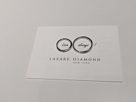 【ラザール ダイヤモンド(LAZARE DIAMOND)の口コミ】 ストレートがいいなと思ってストレートオンリーで探してもらっていました…