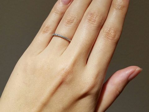 【Ponte Vecchio(ポンテヴェキオ)の口コミ】 最初、婚約指輪だけで、結婚指輪はいらないと思っていたんです。ズボラな…