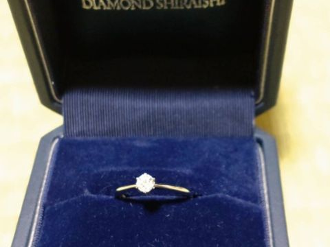 【銀座ダイヤモンドシライシの口コミ】 いい指輪を&hellip;と思いながらも、どうしても大きさを抑えたいと考えて…