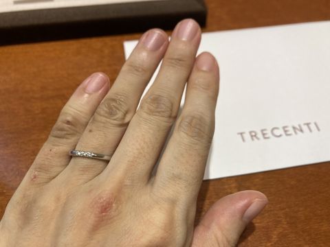 【TRECENTI(トレセンテ)の口コミ】 デザインは沢山ありましたが、細めのタイプが好みでした。ストレート以外…
