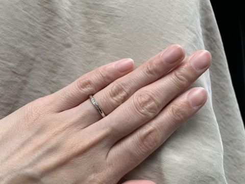 【銀座ダイヤモンドシライシの口コミ】 日常生活でずっと着けていたいので、シンプルで飽きのこないデザインを探…