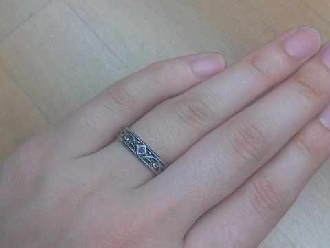 【ケイウノ ブライダル(K.UNO BRIDAL)の口コミ】 「このような指輪がほしい」という明確なデザインがありました。なので、…