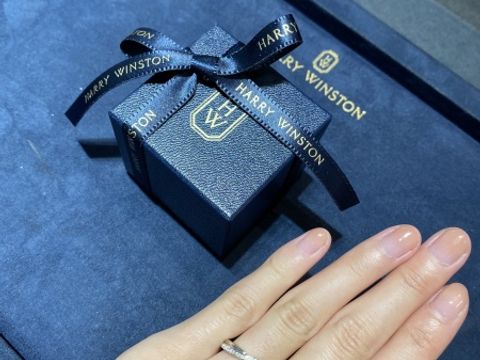【ハリー・ウィンストン(Harry Winston)の口コミ】 婚約指輪よりも着用回数が多い結婚指輪を先に決めたいと思い、婚約指輪を…