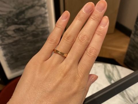 【ブシュロン(BOUCHERON)の口コミ】 こちらの指輪はブシュロンの中ではそこまで有名ではないかもしれませんが…