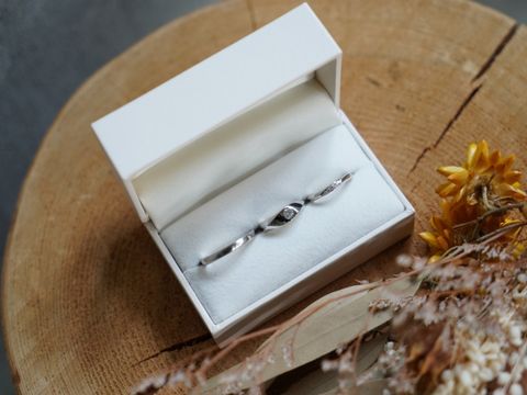 【THREE TREES(スリーツリーズ)の口コミ】 手作りできる結婚指輪があると知り、お店の雰囲気も素敵で他店舗を検討す…