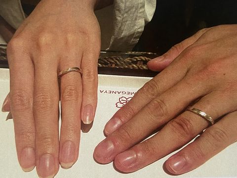 【杢目金屋(もくめがねや)の口コミ】 シンプルなデザインがいいとスタッフの方にお願いをしていくつか出して頂…