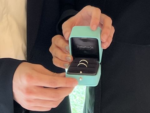 【ティファニー(Tiffany & Co.)の口コミ】 結婚指輪はずっとつけるものなので、シンプルで飽きのこないものが良いか…