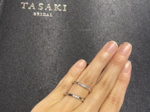 【TASAKI(タサキ)の口コミ】 シンプルですが、指に馴染みとても綺麗でした。
シンプルなデザインが好き…