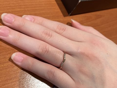 【RosettE(ロゼット)の口コミ】 LANDSCAPEという名前の指輪で、「これから二人が描く景色は、広く広く、ど…